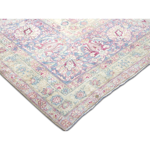 Transitional 1940s Persian Kerman Rug For Sale - Image 3 of 6