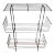 Mid Century Modern Wire Metal Plant Storage Shelving Rack For Sale
