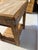 Butcher Block Table With Drawer Built With Antique Wood From England For Sale - Image 12 of 18