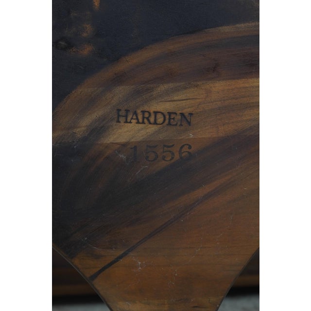 Harden Country Distressed French Cherry Small Dining or Library Table For Sale - Image 14 of 14