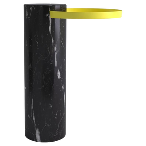 High Black Marquina Marble Guéridon by Sebastian Herkner