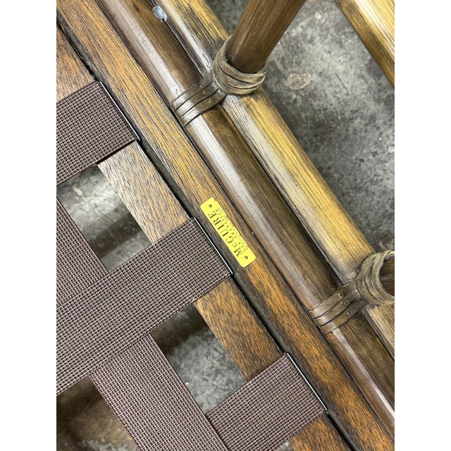 McGuire Furniture Bamboo Club Chair, Circa 1970's For Sale - Image 11 of 12