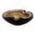 1970s Mid-Century Gold & Brown Italian Glass Bowl For Sale