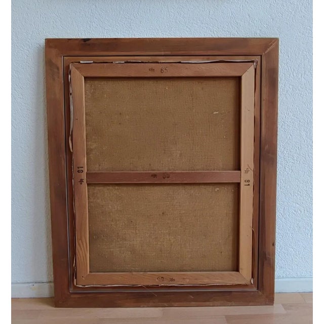 Henri Duvoisin, Dame à sa toilette, 1908, Oil on Canvas, Framed For Sale - Image 9 of 10