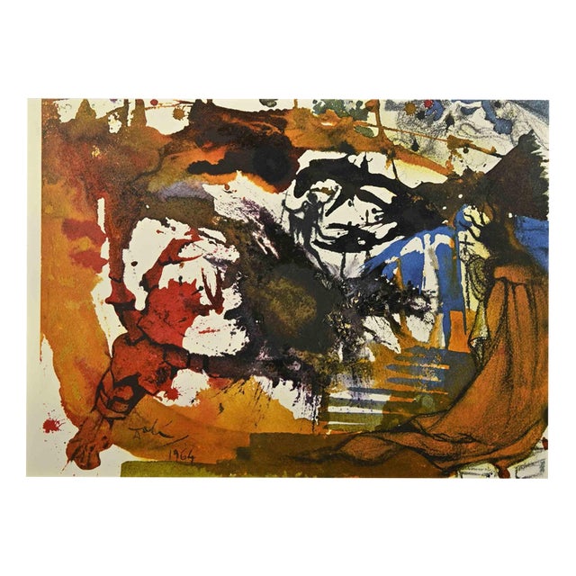 Salvador Dali, Linea Electa, Lithograph, 1964 For Sale