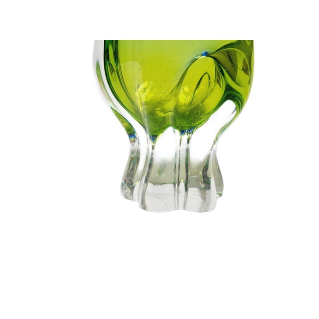 Vase by J. Hospodka for Chribska Glassworks, Czechoslovakia, 1960s, in Very Good conditions. Designed 1960 to 1969