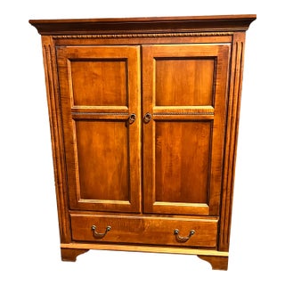 1990s Ethan Allen Country Crossings Media Armoire For Sale