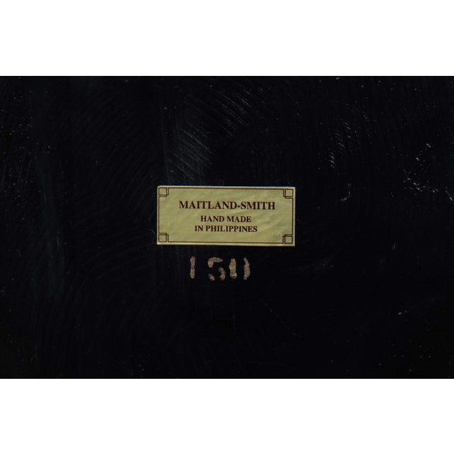 Maitland-Smith Green & Bronze Lidded Urn For Sale - Image 11 of 11