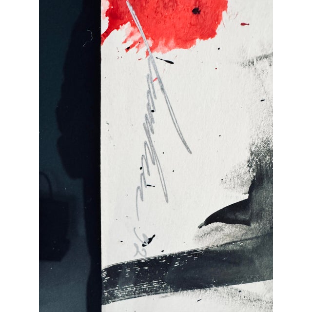 Large original abstract expressionist painting by contemporary artist Vahan Roumelian. Roumelian is an internationally...