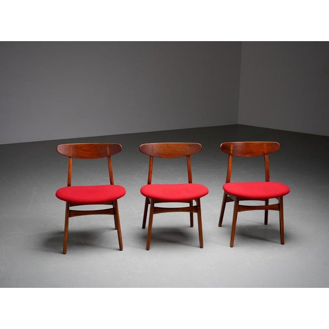 CH30 Chairs attributed to Hans J. Wegner, Denmark, 1960s, Set of 3 For Sale - Image 13 of 16