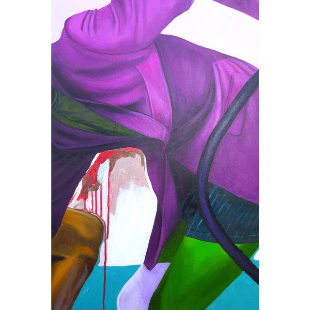 Akugbe . Large Wall Painting by Barnabas Macaulay (2026) Acrylic on Canvas- 21st Century, Contemporary Art, Africa, Figurative, Surrealism, 2026 For Sale - Image 6 of 6