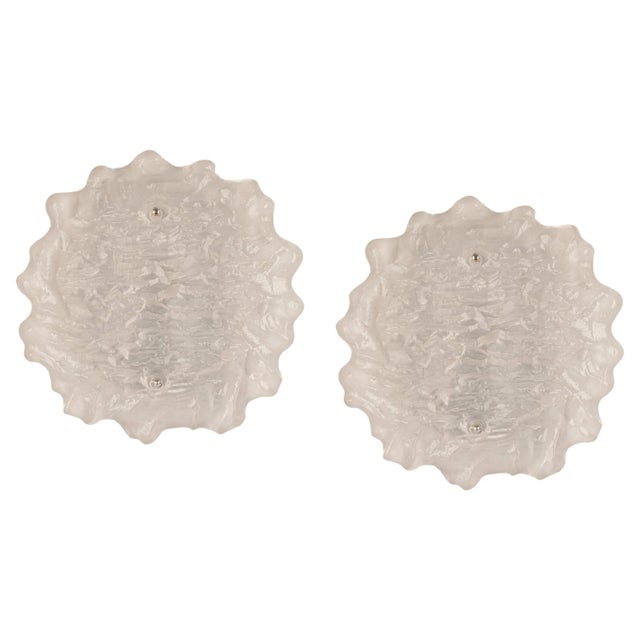 German Sputnik Murano Glass Wall Sconce from Peill & Putzler For Sale - Image 12 of 12