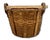Large Size Substantially Made Antique American Hand Woven Ash Wood Splint Maine Apple Farm Basket For Sale - Image 17 of 18
