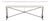 Wrought Iron Base Marble Top Console Sofa Table For Sale