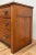 Brown Antique Three Drawer Wood Commode Chest W/ Brass Hardware For Sale - Image 8 of 11
