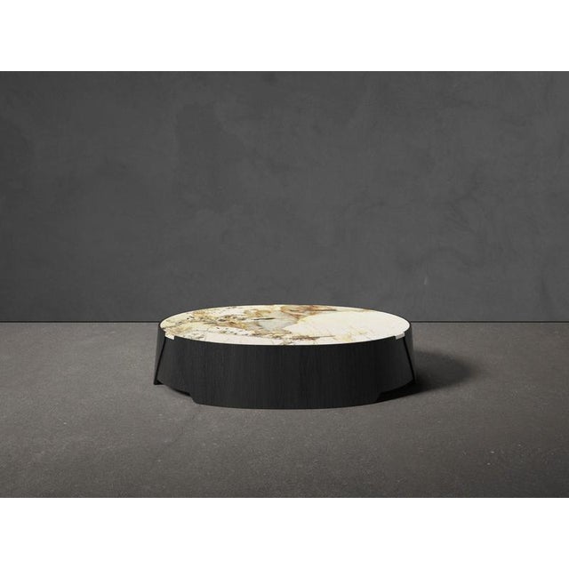 Wood Large Perianth Natural Oak Coffee Table by Haymann Editions For Sale - Image 7 of 8