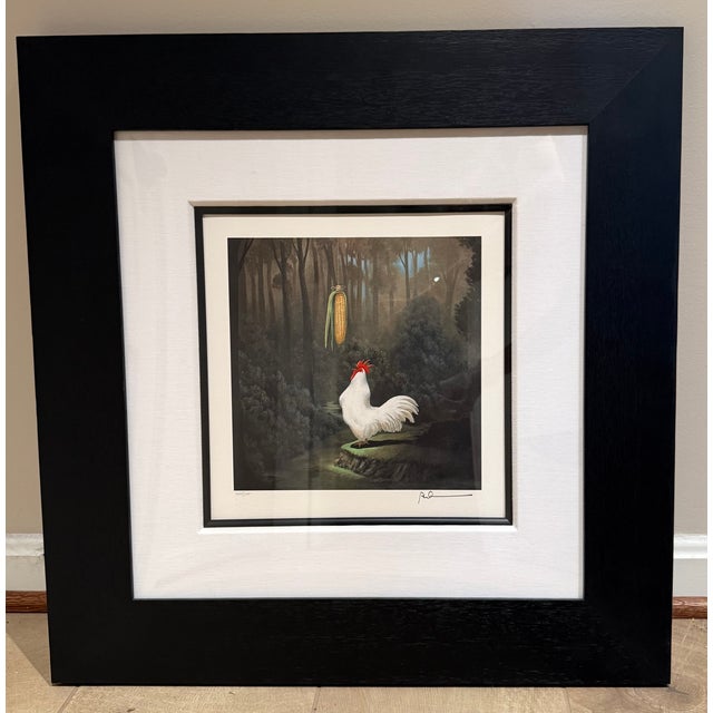 Printmaking Materials Robert Deyber ‘Cock Tease’ Signed Numbered Framed Lithograph Whimsical Pop Art For Sale - Image 7 of 10