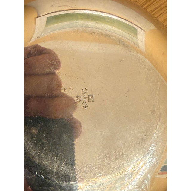 2020s Christofle Silver-Plated "Vertigo" Snack/Trinket Bangle Bowl For Sale - Image 5 of 5