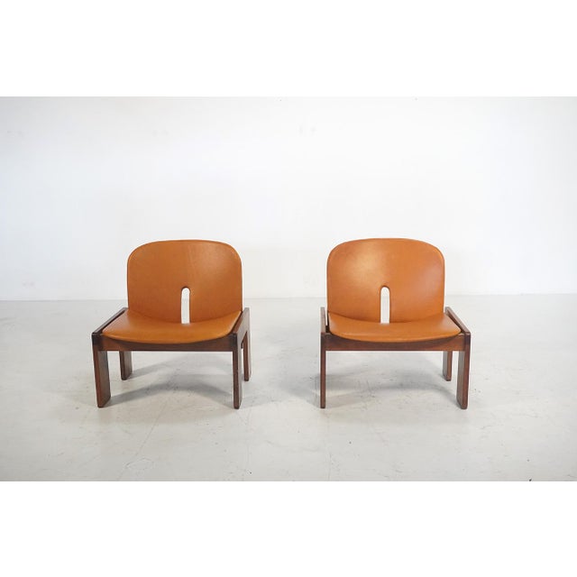 Set of Model 925 Easy Chairs by Afra & Tobia Scarpa for Cassina, 1970s For Sale - Image 11 of 13