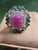 Bochic “Orient” Vintage Ruby, Sapphire & Multi Gem Ring - 18K Gold & Silver For Sale - Image 10 of 15