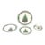 Holiday Christmas Place Setting-Set of Five For Sale