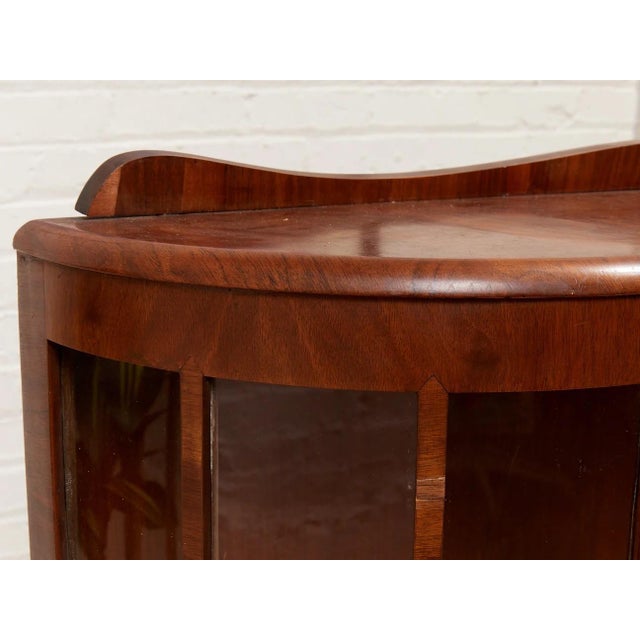 English Walnut Antique Curio For Sale - Image 10 of 12