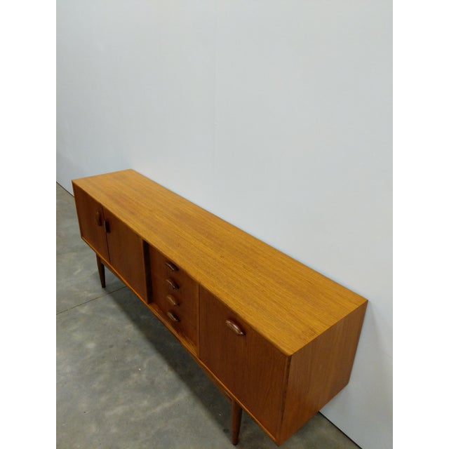 Brown Vintage Mid Century Modern Teak Credenza by G Plan For Sale - Image 8 of 10