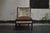 Contemporary Crushed Velvet Occasional Chair With Leather For Sale - Image 3 of 5