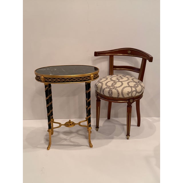 19th Century Bronze Mounted Gueridon Table With Marble Top For Sale - Image 13 of 13