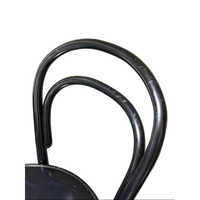 Wood Set of 3 Modern Rendition of Black Bentwood Bar Stools by Ton For Sale - Image 7 of 13