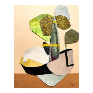 "Magic Still Exists 1" Original Mixed-Media Collage on Paper by Zac Woodiel For Sale