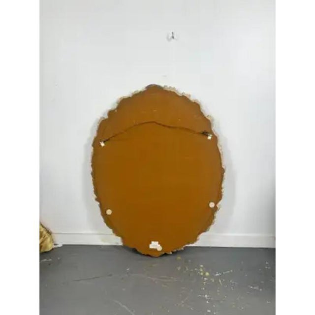 Black Forest Style Oval Oak Leaf & Acorn Mirror by Mirror Fair, Stephen Cavallo For Sale - Image 9 of 10