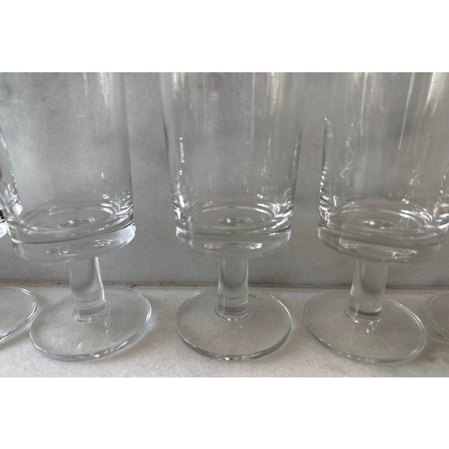 1970s Vintage Luminarc France Champagne Flutes - Set of 5 For Sale - Image 5 of 8