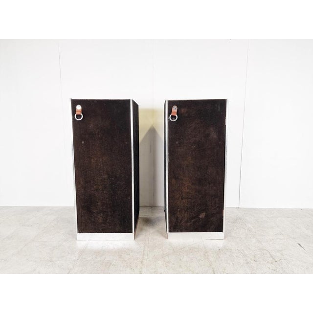 Vintage Cabinets by Guido Faleschini for Hermes, 1970s, Set of 2 For Sale - Image 4 of 12