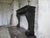 19th Century French Napoleonic Black Marble Fireplace For Sale - Image 4 of 9