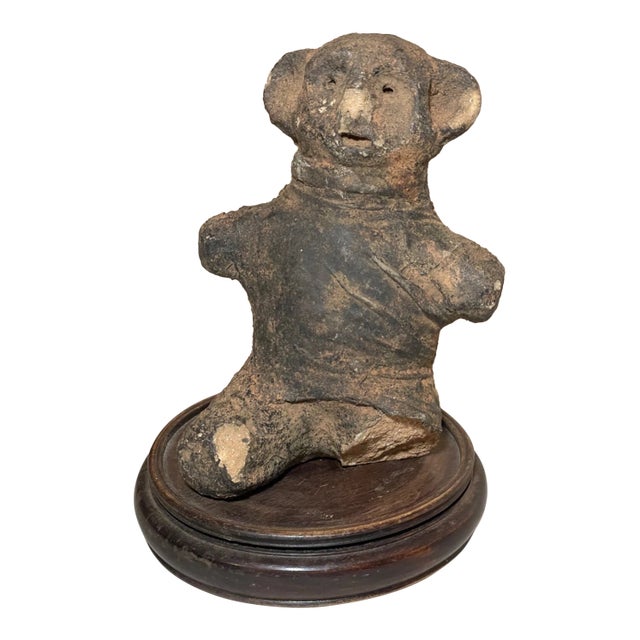 Antique 19th Century Terracotta Makonde Fetish Doll Figure Tanzania East Africa For Sale
