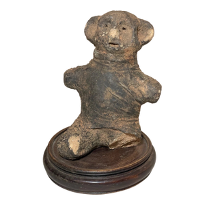 Antique 19th Century Terracotta Makonde Fetish Doll Figure Tanzania East Africa