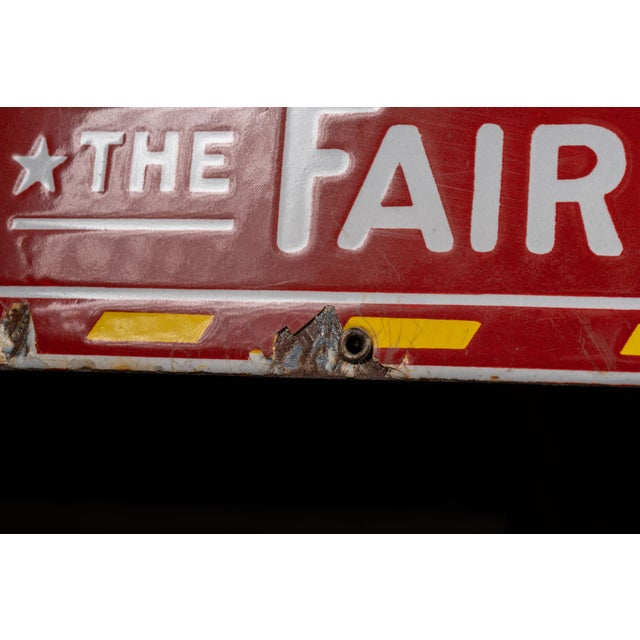 Mustard Vintage Fairmont's Better Butter SSP Sign For Sale - Image 8 of 12