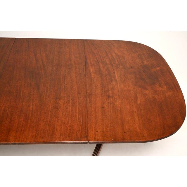 Brown Antique Regency Extending Dining Table, 1900 For Sale - Image 8 of 9