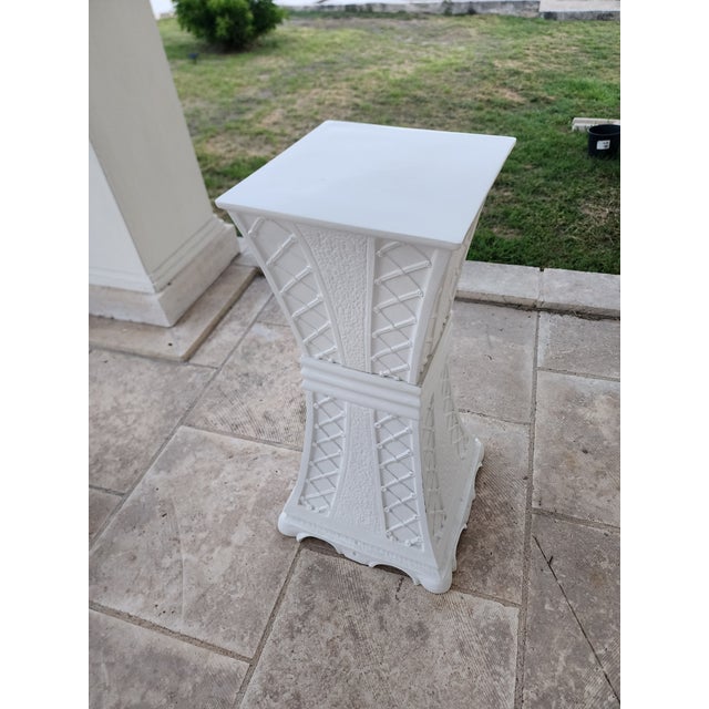 Vintage Italian Ceramic Pedestal For Sale - Image 9 of 11