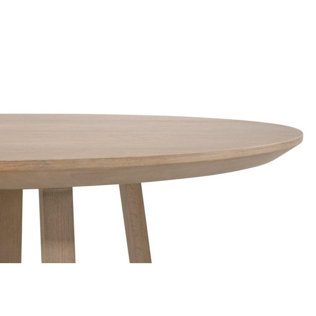 Essentials for Living Reeves Round Dining Table For Sale - Image 4 of 6