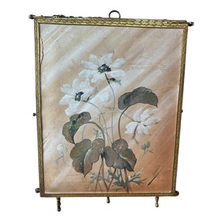 Triptych Mirror & Painting, 1920 For Sale