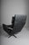 Set of Vintage Lounge Chair and Ottoman in Black Leather by Arne Norell, 1960s For Sale - Image 11 of 18