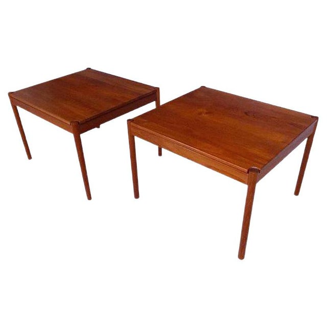 Teak Side Tables from Magnus Olesen, Set of 2 For Sale - Image 14 of 14