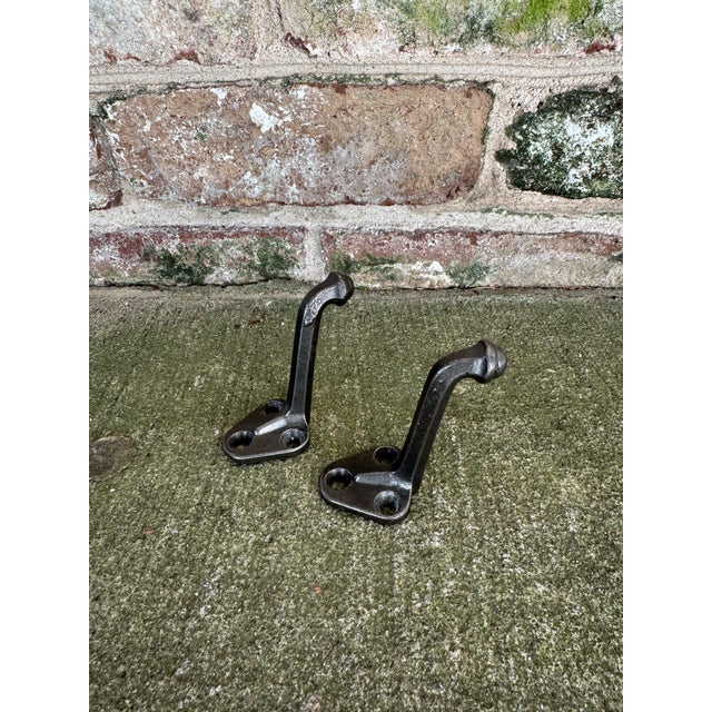 Traditional Vintage, Gunmetal Wall Hook For Sale - Image 3 of 10