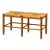 1970s Danish Oak Seagrass Bench For Sale
