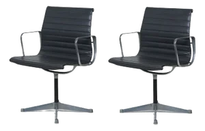 Set of EA108 Aluminum Chairs by Charles & Ray Eames for Herman Miller, 1960s