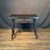 Antique Ebony Spanish Console Table With Curved Wrought Iron Stretchers For Sale - Image 4 of 4