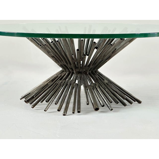 1970s Silas Seandel Brutalist Tubular Coffee Table, 1970 For Sale - Image 5 of 7