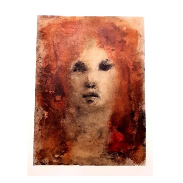 Wood Leonor Fini - Red-Hair - Original Lithograph 1964 For Sale - Image 7 of 7